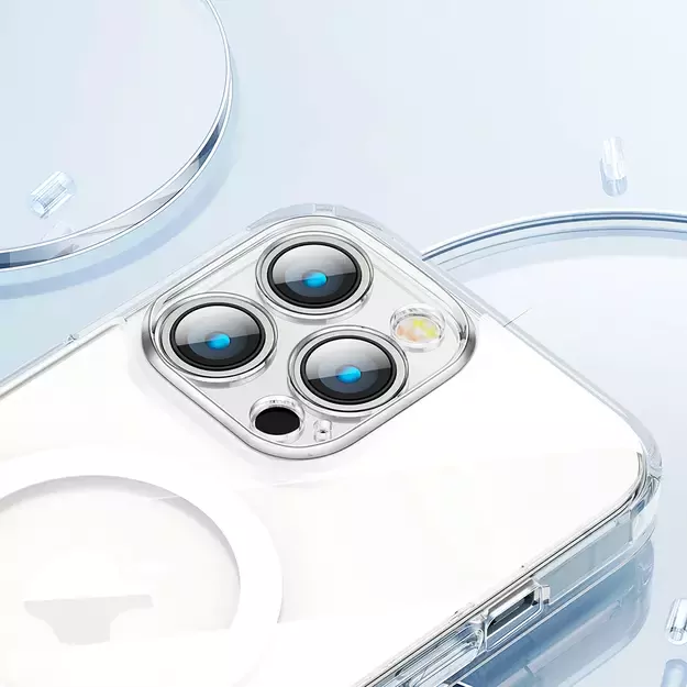 Joyroom 14D Magnetic Case Magnetic Case for iPhone 14 Plus Compatible with MagSafe transparent (JR-14D7) 7