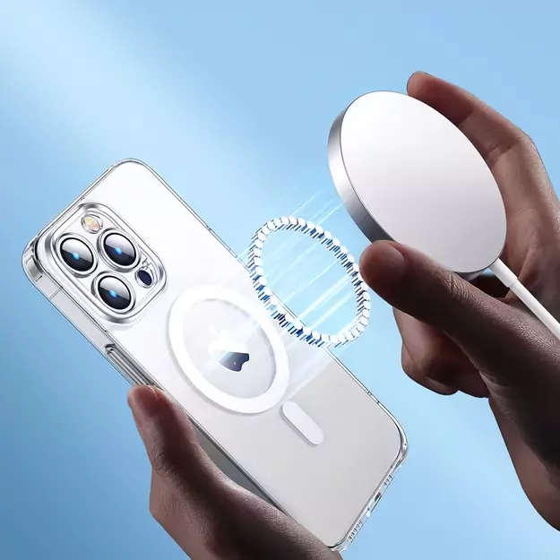 Joyroom 14D Magnetic Case Magnetic Case for iPhone 14 Plus Compatible with MagSafe transparent (JR-14D7) 3