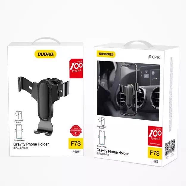 Dudao gravitational smartphone holder black (F7s) 13