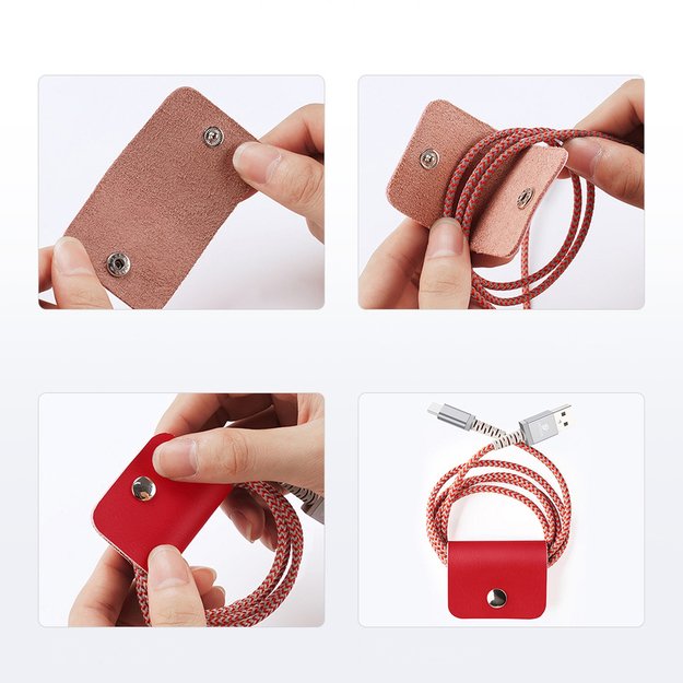 Dux Ducis Hivo Leather Flip Cover Genuine Leather Wallet for Cards and Documents iPhone 14 Plus Red 49