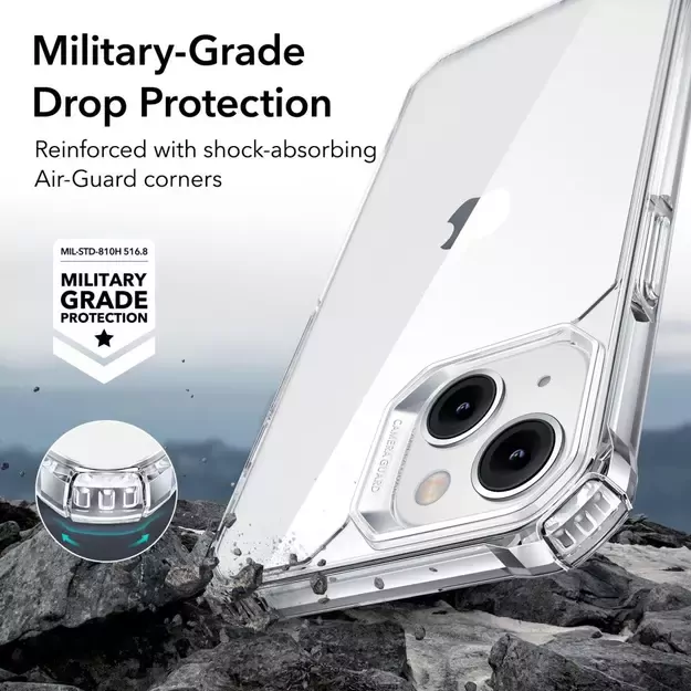 ESR Air Armor Case for iPhone 14 Plus - Clear 6
