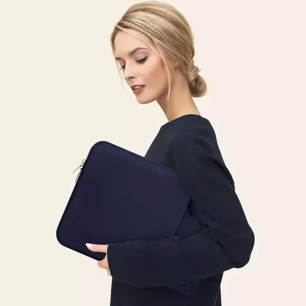 Tech-Protect Sleeve Laptop 13-14 Case - Navy Blue 14