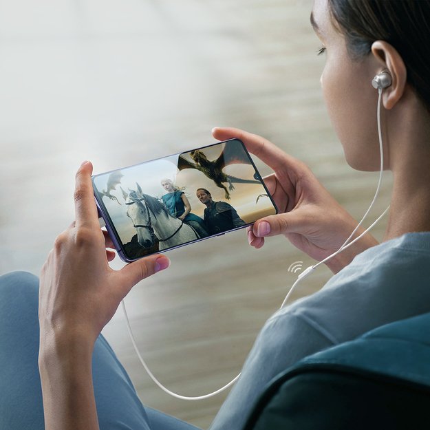 Joyroom JR-EC06 USB-C in-ear headphones - silver 9