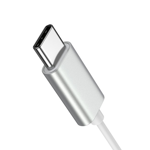 Joyroom JR-EC06 USB-C in-ear headphones - silver 4