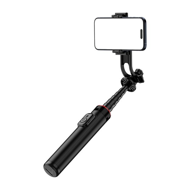 Selfie stick WC1Y2S 1.3m aluminum alloy telescopic tripod with phone holder - black 5
