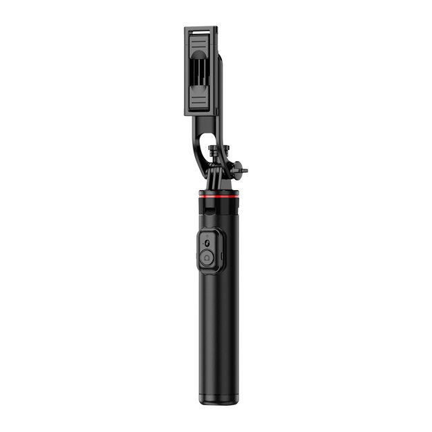Selfie stick WC1Y2S 1.3m aluminum alloy telescopic tripod with phone holder - black 4