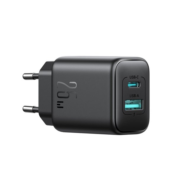 Joyroom JR-TCF13 network charger USB-C / USB-A 25W SFC / PPS / PD - black 5