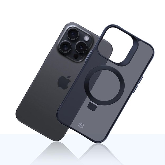 3mk Smoke Case Mag&amp Stand for Apple iPhone 14 pro max - black 9