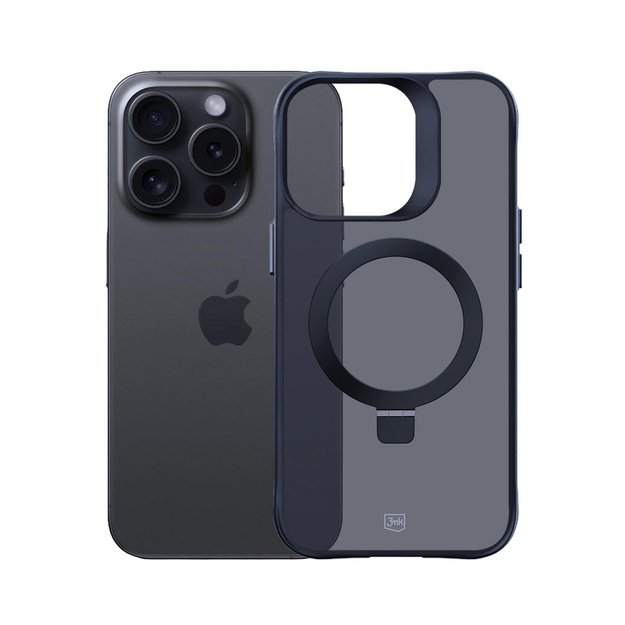 3mk Smoke Case Mag&amp Stand for Apple iPhone 14 pro max - black 8