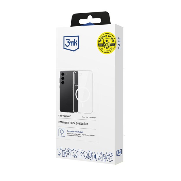 3mk Clear MagCase for Samsung Galaxy S23+ - transparent 14