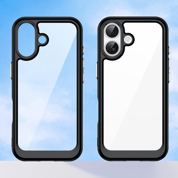 Outer Space iPhone 17 Case - Black Transparent 7