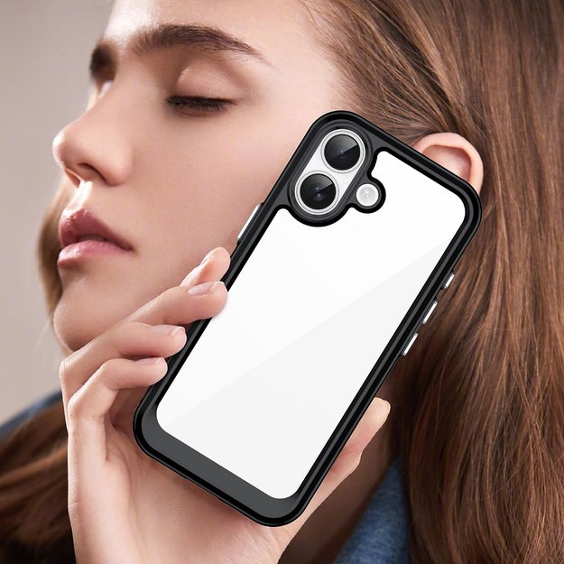 Outer Space iPhone 17 Case - Black Transparent 6