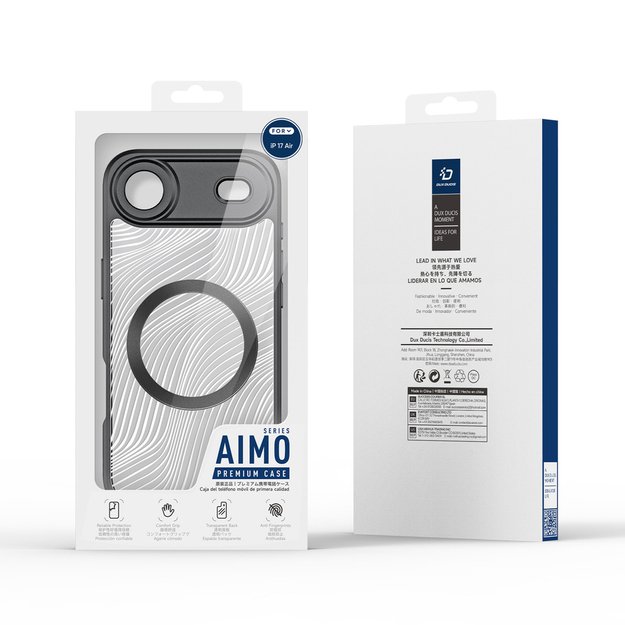Dux Ducis Aimo Mag Case with Magnetic Ring for iPhone 17 Air – Black 8