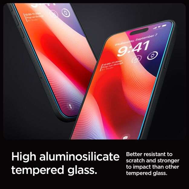 Spigen Glas.tR EZ Fit Tempered Glass for iPhone 16 Pro Max 8