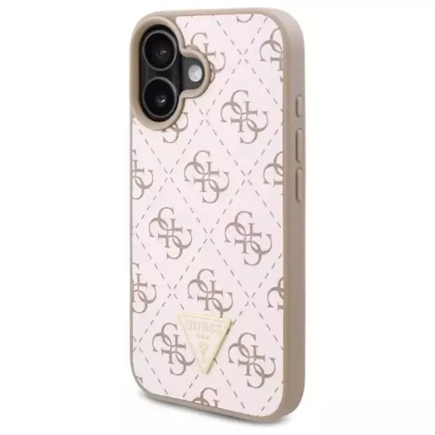 Guess New 4G Triangle Case for iPhone 16 Plus - White 10