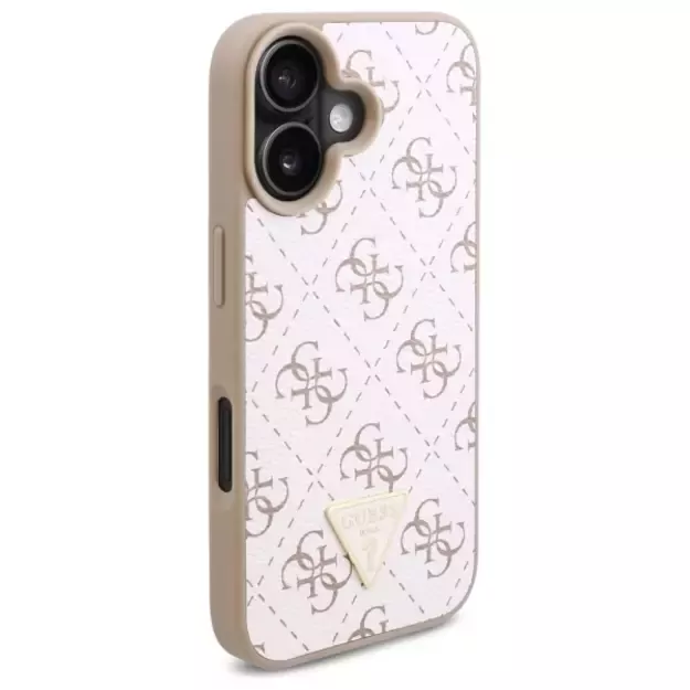 Guess New 4G Triangle Case for iPhone 16 Plus - White 8