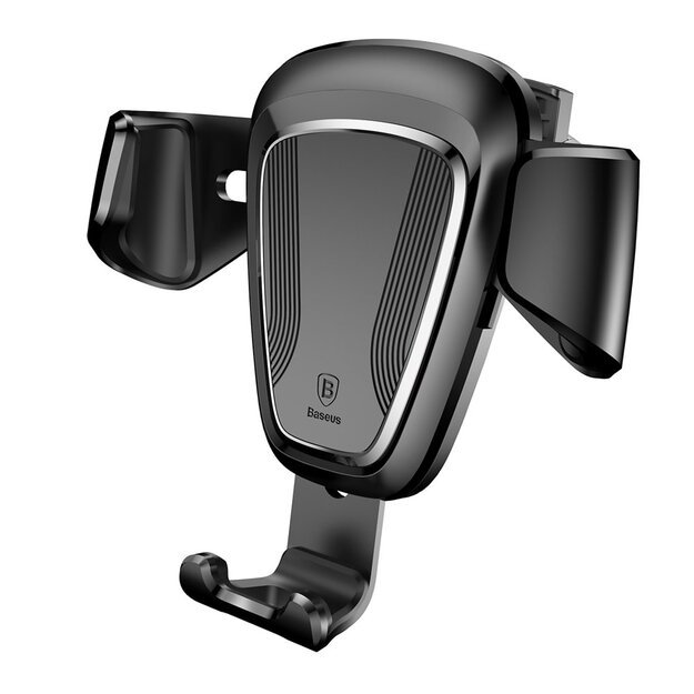 Baseus Gravity Car Mount gravity air vent car holder for 4-6  phone black (SUYL-01)