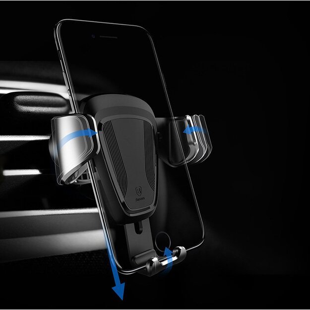 Baseus Gravity Car Mount gravity air vent car holder for 4-6  phone black (SUYL-01) 15