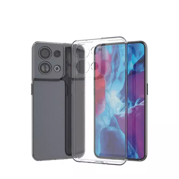 Ultra Clear 0.5mm case for Oppo Reno 8 Pro thin cover transparent 3