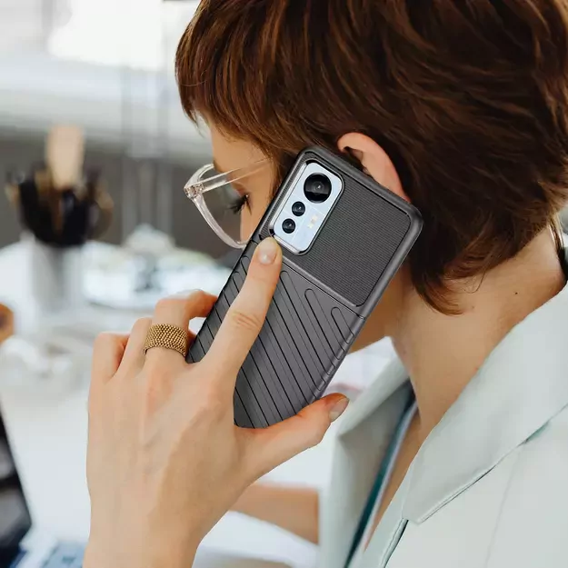 Thunder Case case for Xiaomi 12 Lite silicone armor case black 9