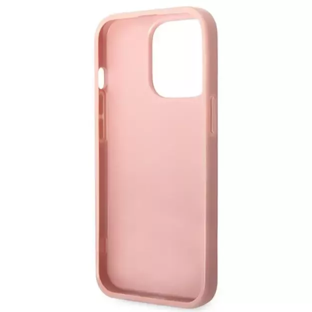 Guess GUHCP14XHGGSHP iPhone 14 Pro Max 6,7  różowy/pink hard case Glitter Script 6