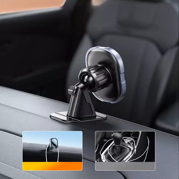 Joyroom magnetic phone holder for dashboard gray (JR-ZS311) 11
