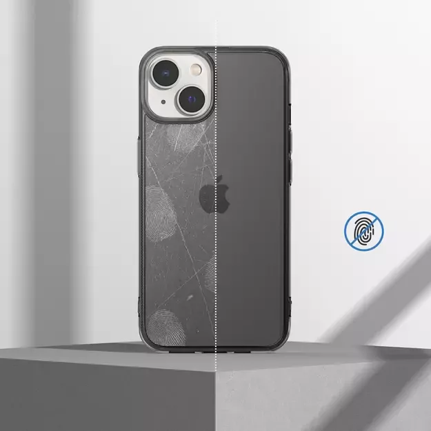 Ringke Fusion Matte case iPhone 14 Plus cover with a gel frame gray 14
