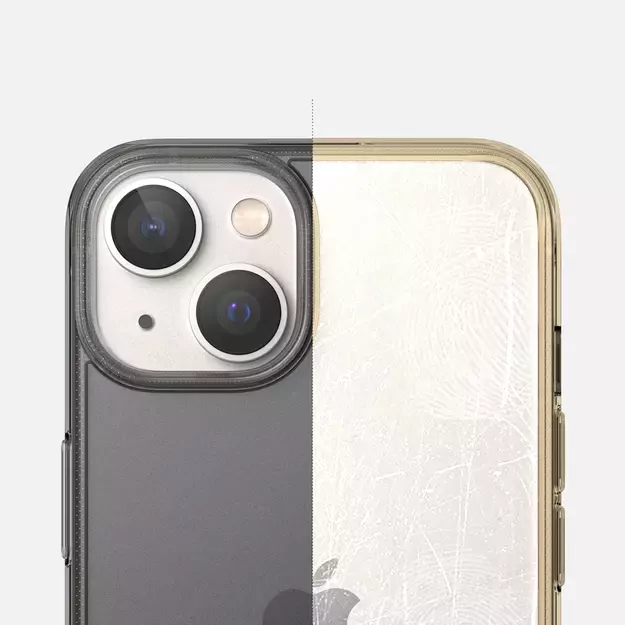 Ringke Fusion Matte case iPhone 14 Plus cover with a gel frame gray 13