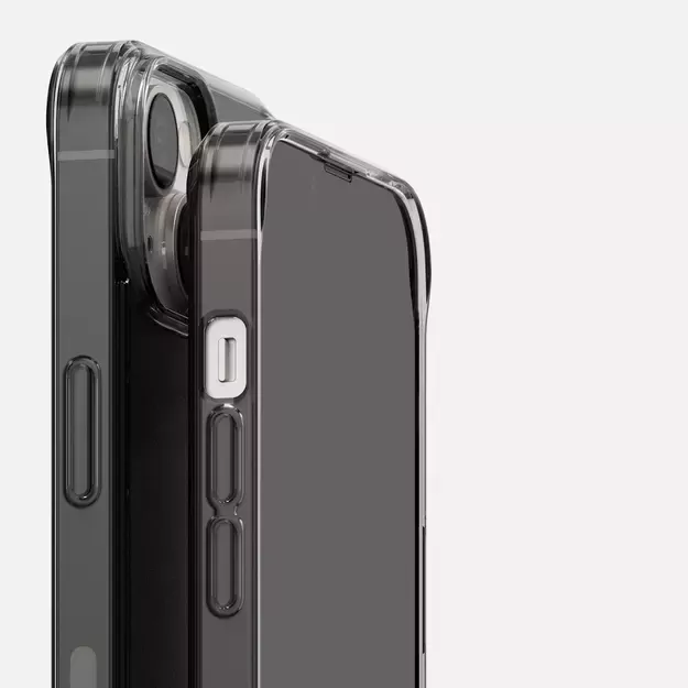 Ringke Fusion Matte case iPhone 14 Plus cover with a gel frame gray 20