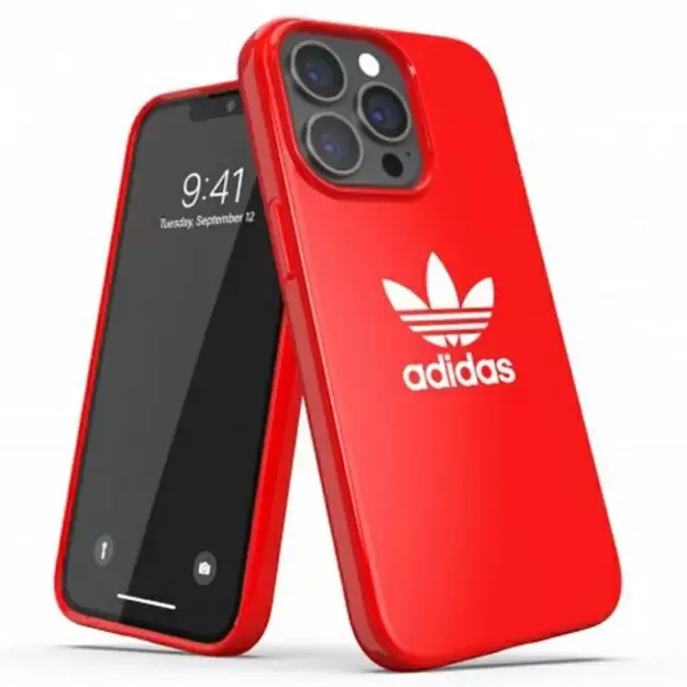 Adidas OR SnapCase Trefoil iPhone 13 Pro / 13 6.1 &quot red / red 47101