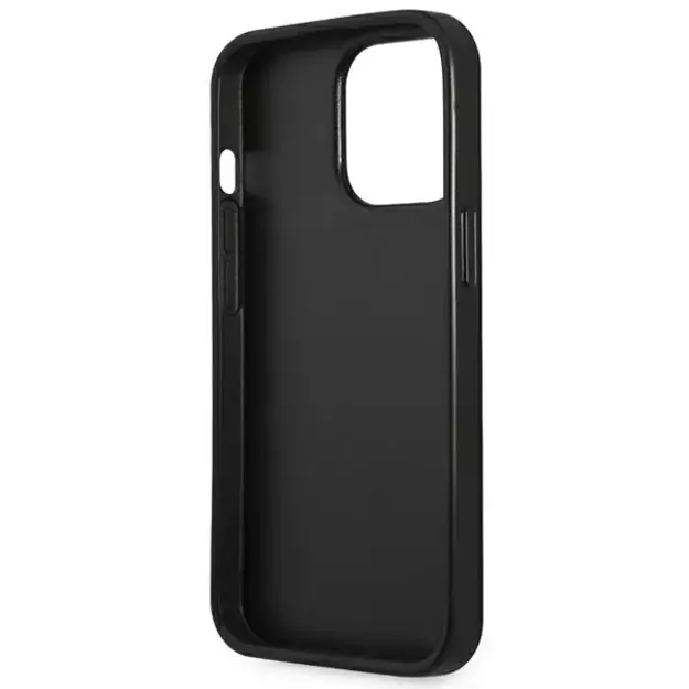 Guess GUHCP14LPSATLK iPhone 14 Pro 6.1&quot  black/black hardcase SaffianoTriangle Logo 5
