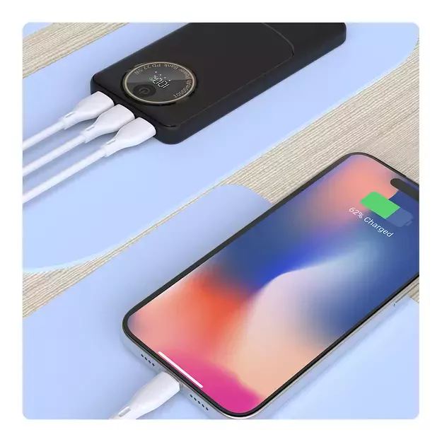 Powerbank Dudao K12Pro 22.5W PD 20000mAh USB-A, USB-C - black 5