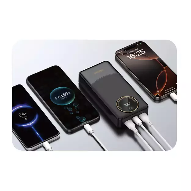 Powerbank Dudao K12Pro 22.5W PD 20000mAh USB-A, USB-C - black 7