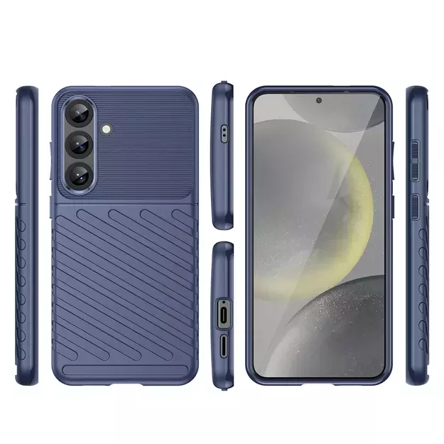 Thunder Case for Samsung Galaxy S25+ Silicone Armored Cover - Blue 8