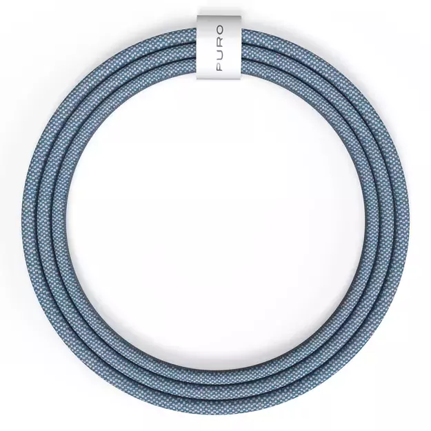 Puro Fabrik 60W USB-C - USB-C Cable 1.5m - Blue 1