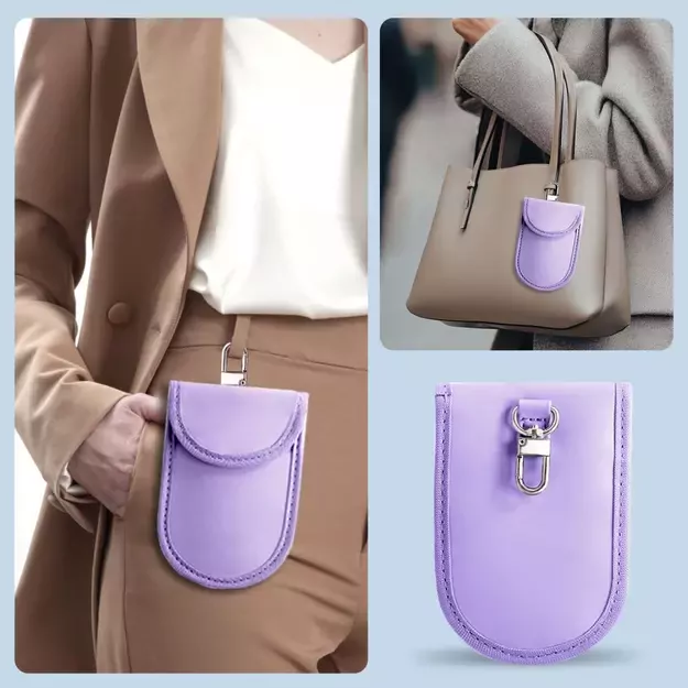 Tech-Protect KLR100 RFID Blocking Car Key Case - Purple 7