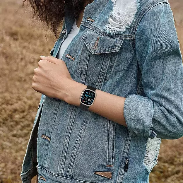 Tech-Protect Nylon Strap for Apple Watch 44 / 45 / 46 / 49 mm - Black 1