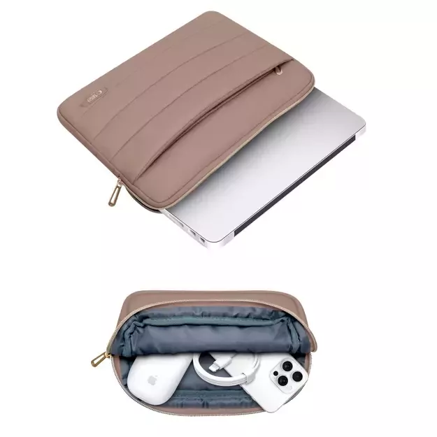Tech-Protect Puffy 15-16&quot  Laptop Bag - Brown 4