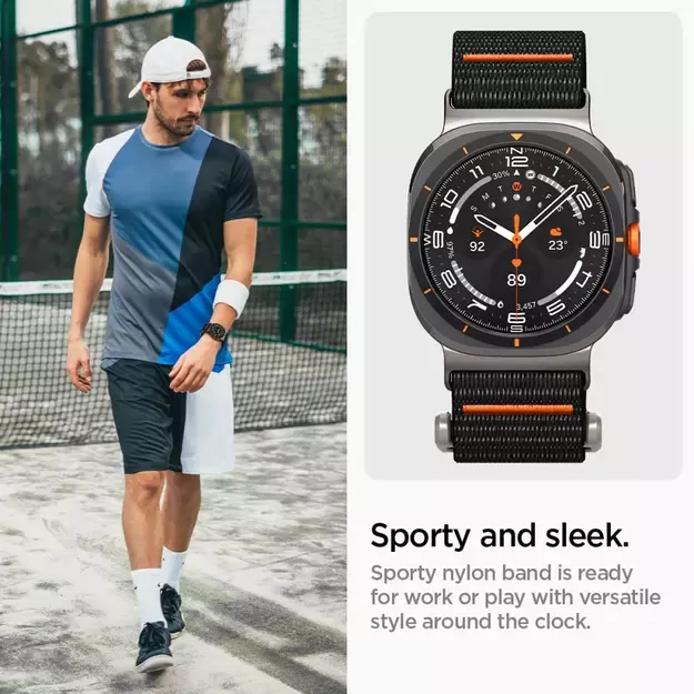 Spigen DuraPro Strap for Samsung Galaxy Watch Ultra 47mm - Black 1