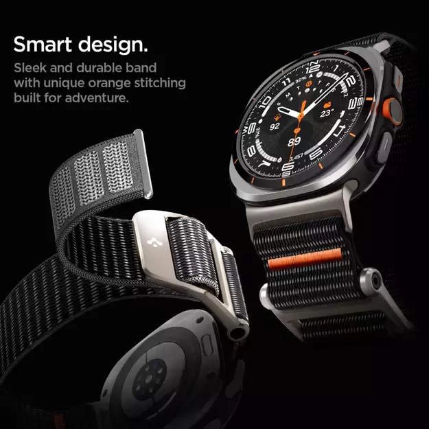 Spigen DuraPro Strap for Samsung Galaxy Watch Ultra 47mm - Black 5