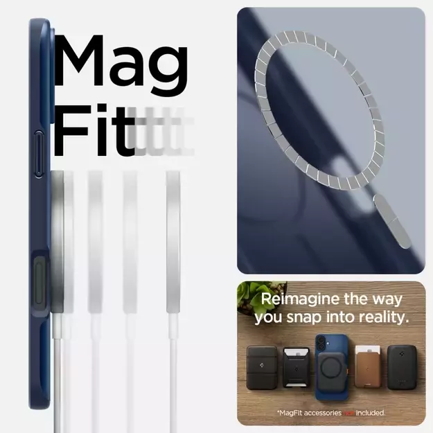 Spigen Thin Fit Magsafe iPhone 16 Case - Blue 13
