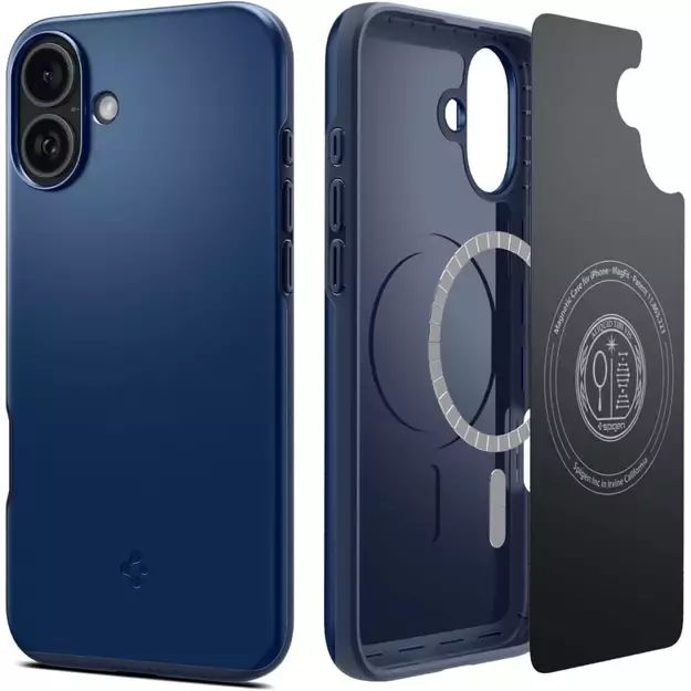 Spigen Thin Fit Magsafe iPhone 16 Case - Blue
