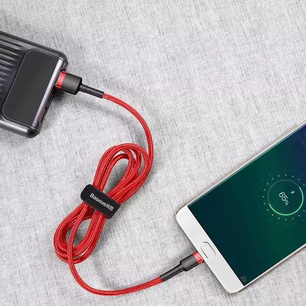 Baseus Cafule Cable CAMKLF-C09 USB-A / micro USB 1.5A 2 m - red 5
