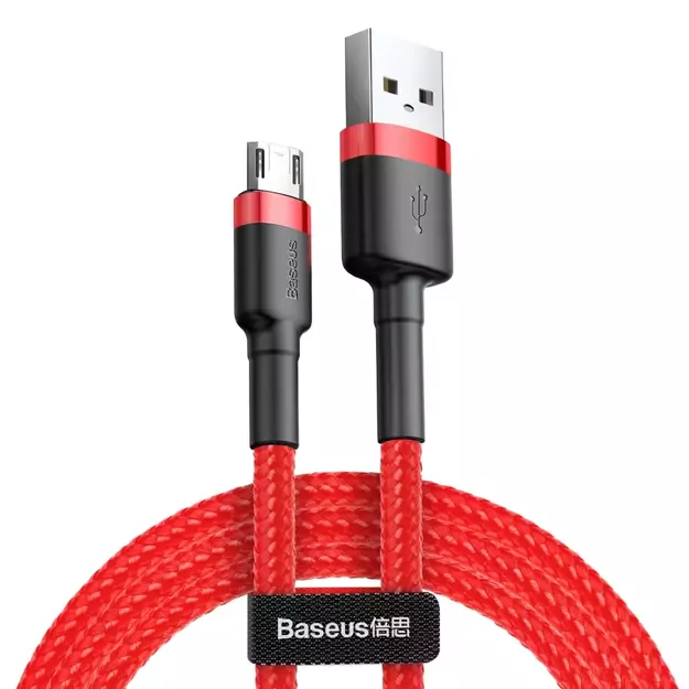 Baseus Cafule Cable CAMKLF-C09 USB-A / micro USB 1.5A 2 m - red