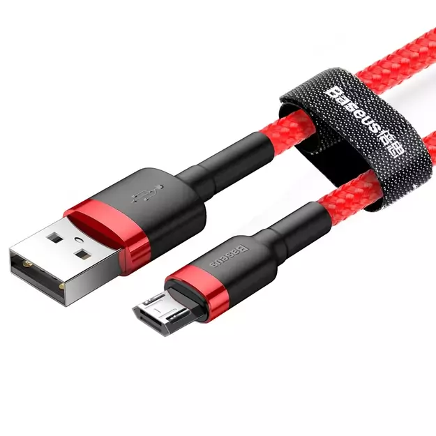 Baseus Cafule Cable CAMKLF-C09 USB-A / micro USB 1.5A 2 m - red 8
