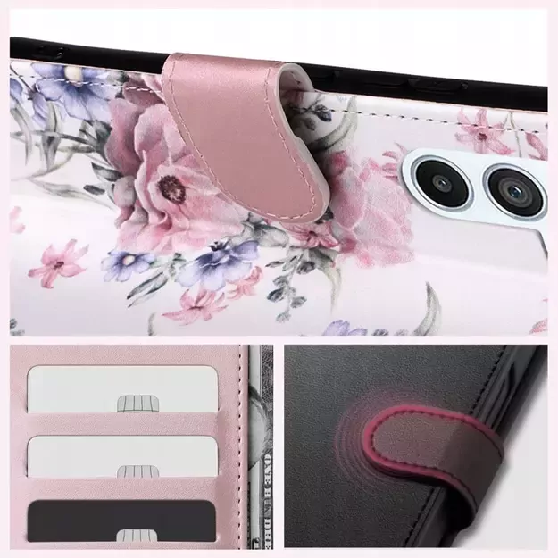 Tech-Protect Wallet Case for Xiaomi Redmi 14C / POCO C75 - Pink 2