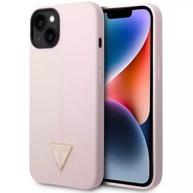 Guess GUHCP14MSLTGU iPhone 14 Plus 6.7 &quot purple / purple hardcase Silicone Triangle