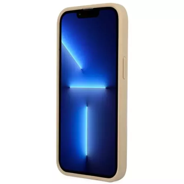 Guess GUHCP14SPSATLE iPhone 14 6,1 &quot beige / beige hardcase SaffianoTriangle Logo 4