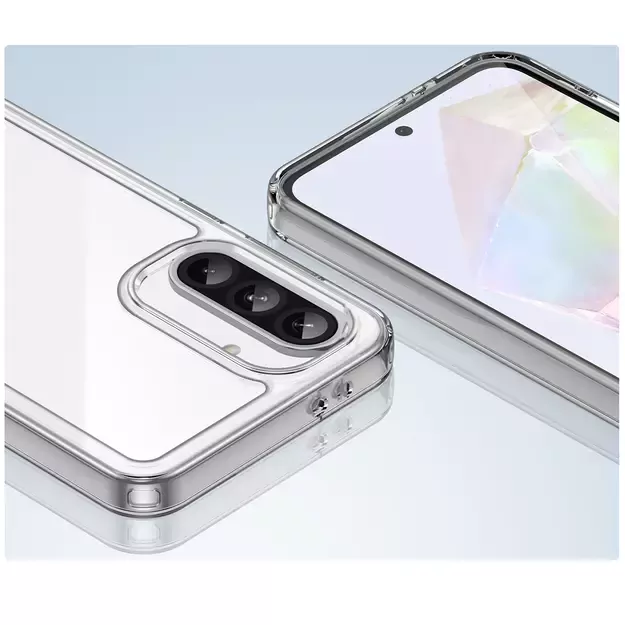 Outer Space Case for Samsung Galaxy A56 Cover with Flexible Frame - Transparent 5