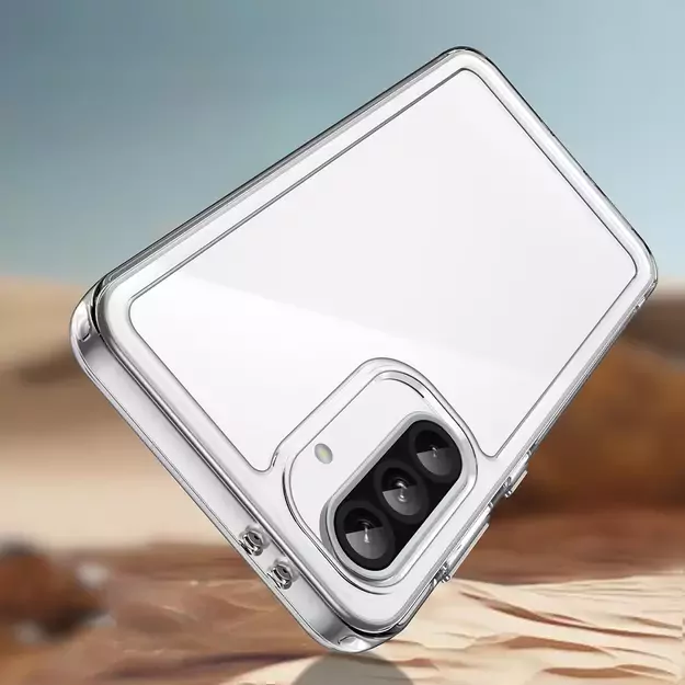 Outer Space Case for Samsung Galaxy A56 Cover with Flexible Frame - Transparent 3